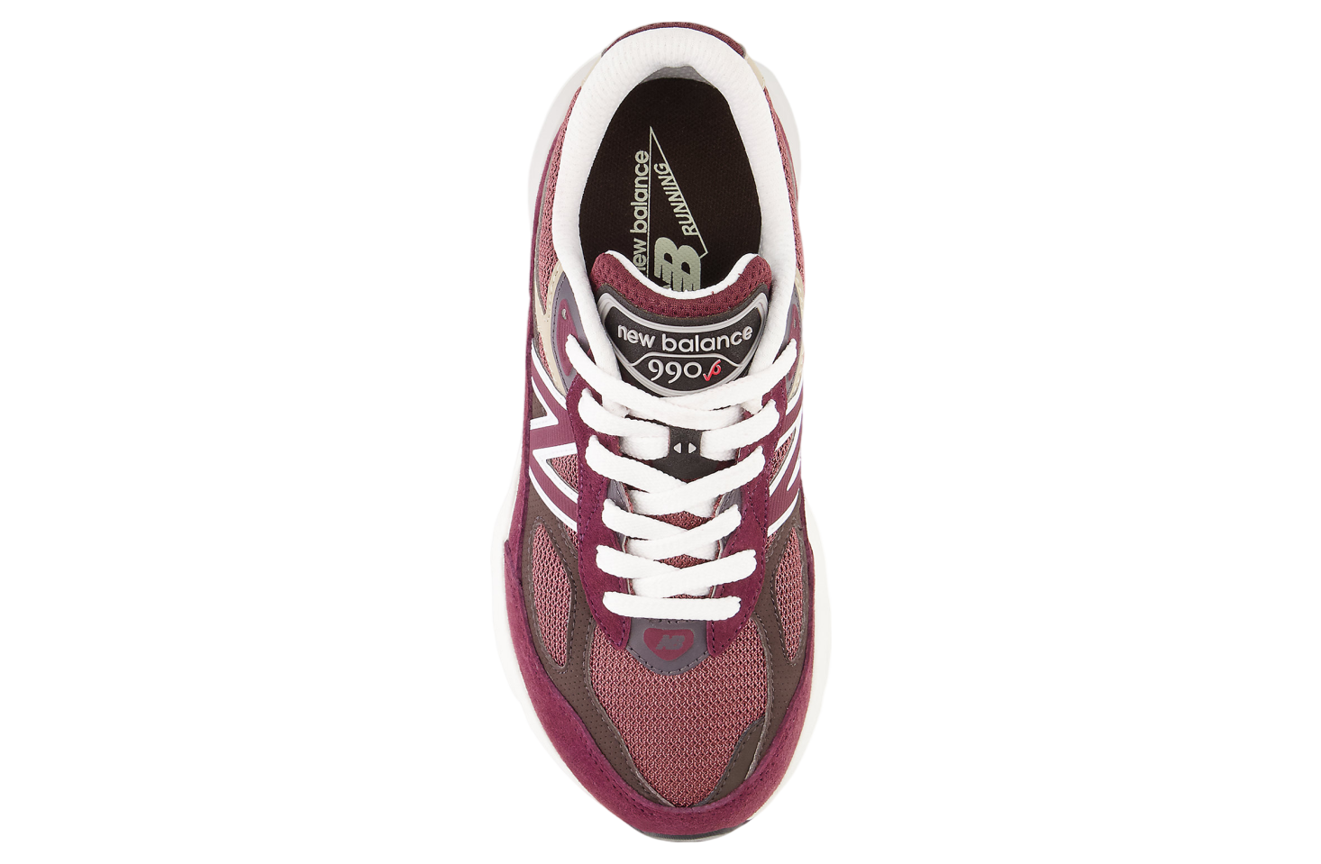 New Balance Fuelcell 990v6 GS Nb Burgundy / Black Coffee