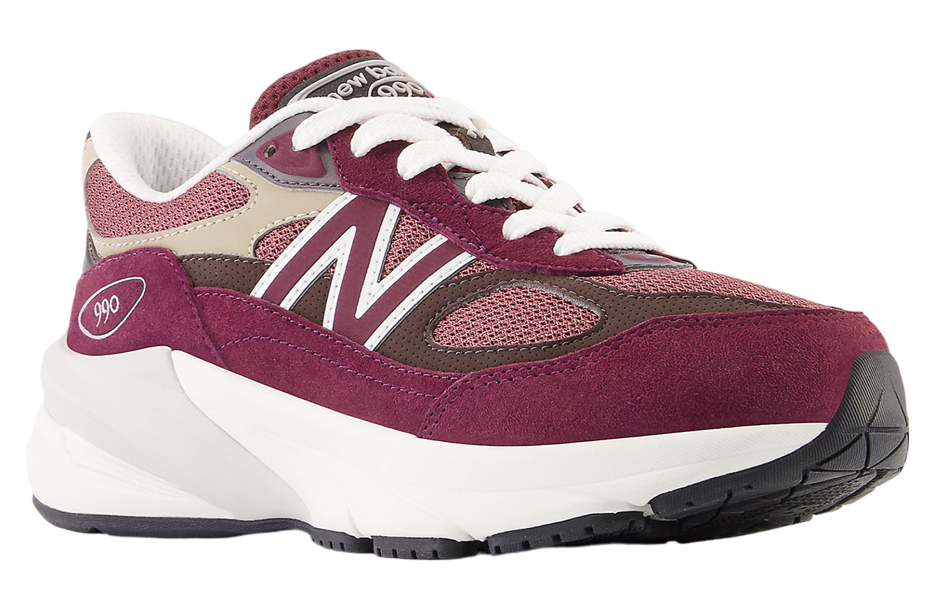 New Balance Fuelcell 990v6 GS Nb Burgundy / Black Coffee