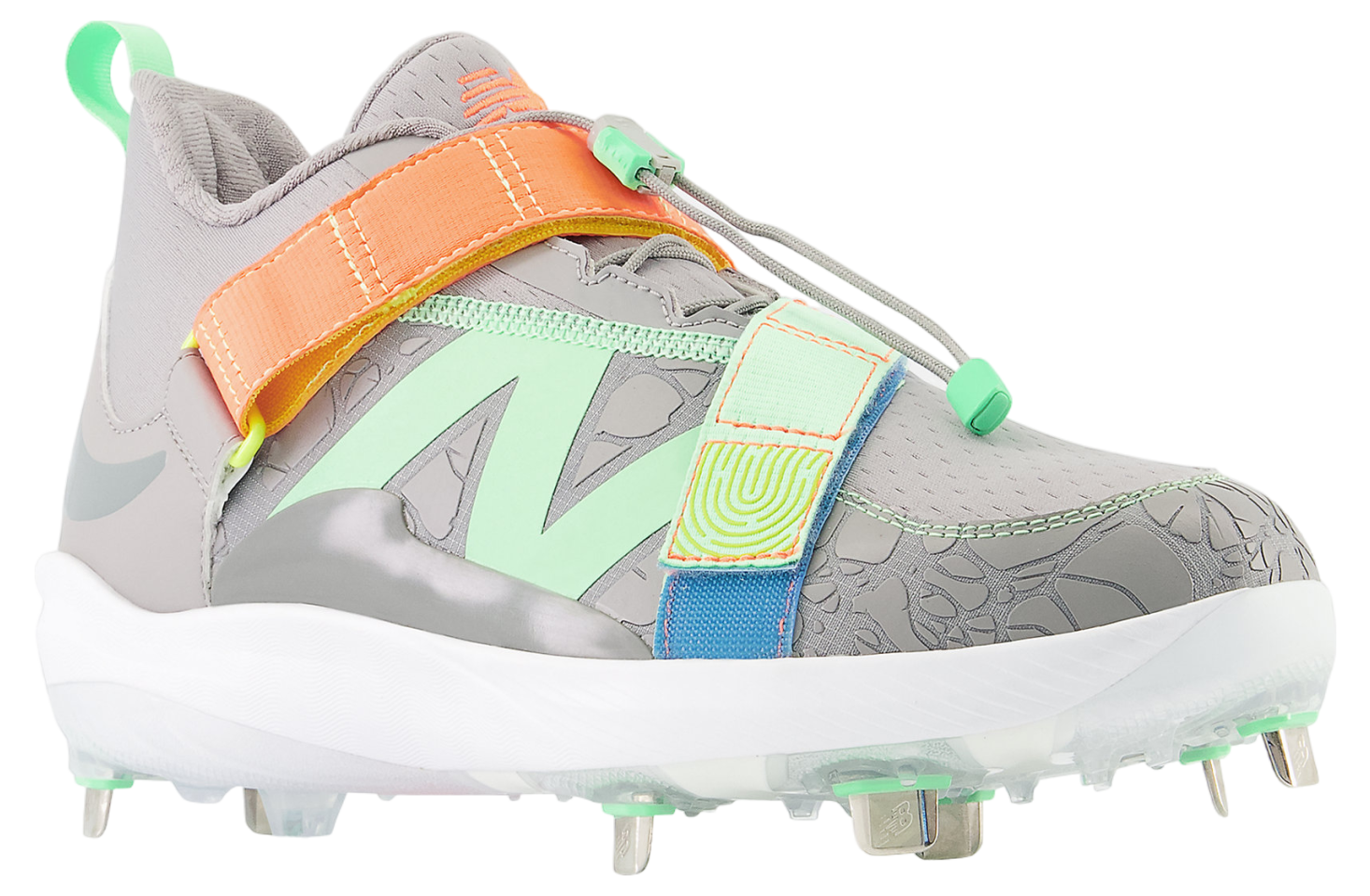 New Balance Fuelcell Lindor 2 Metal Team Away Grey / Neon Dragonfly