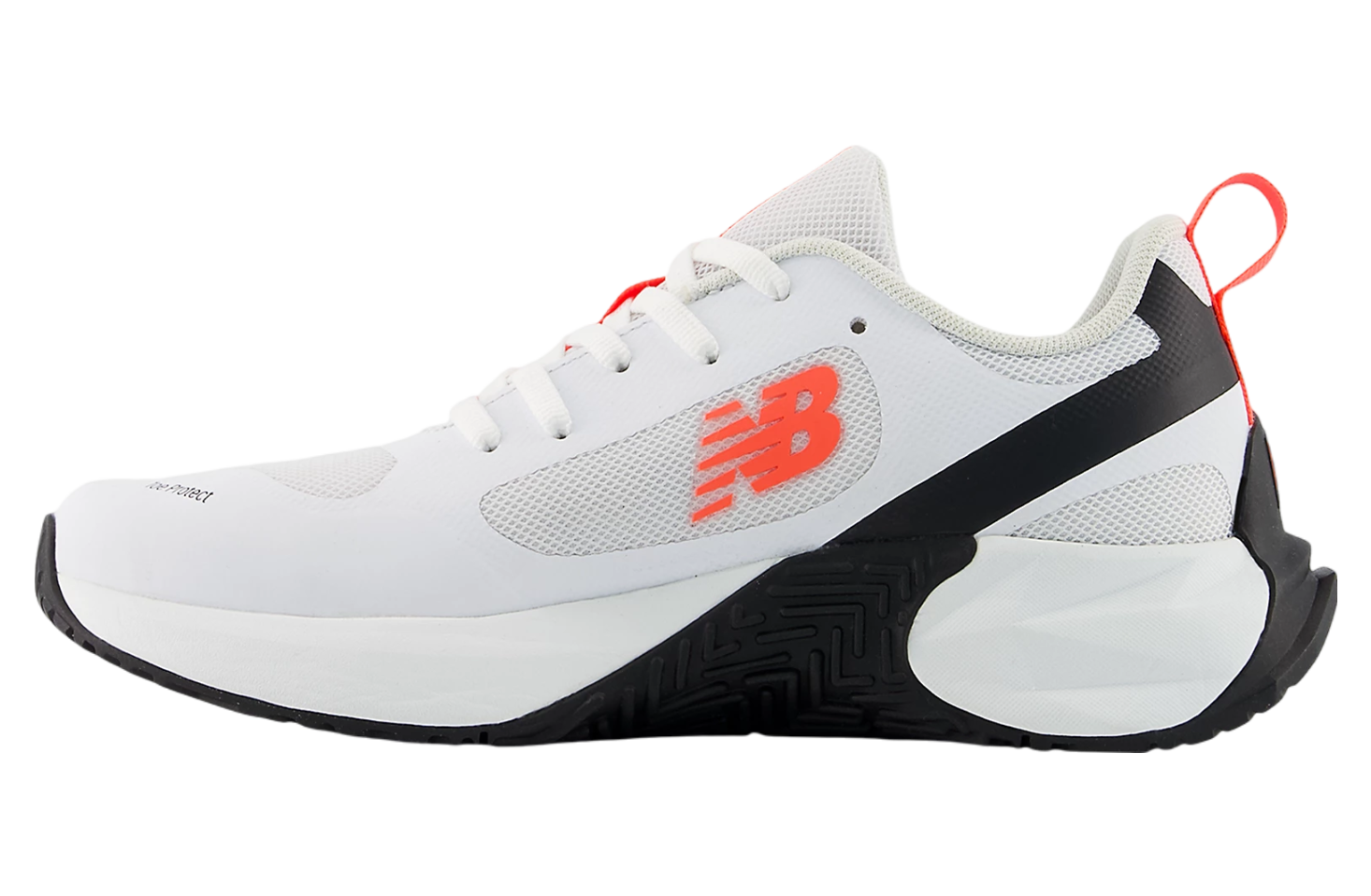 New Balance Fuelcell Play GS White / Urgent Red