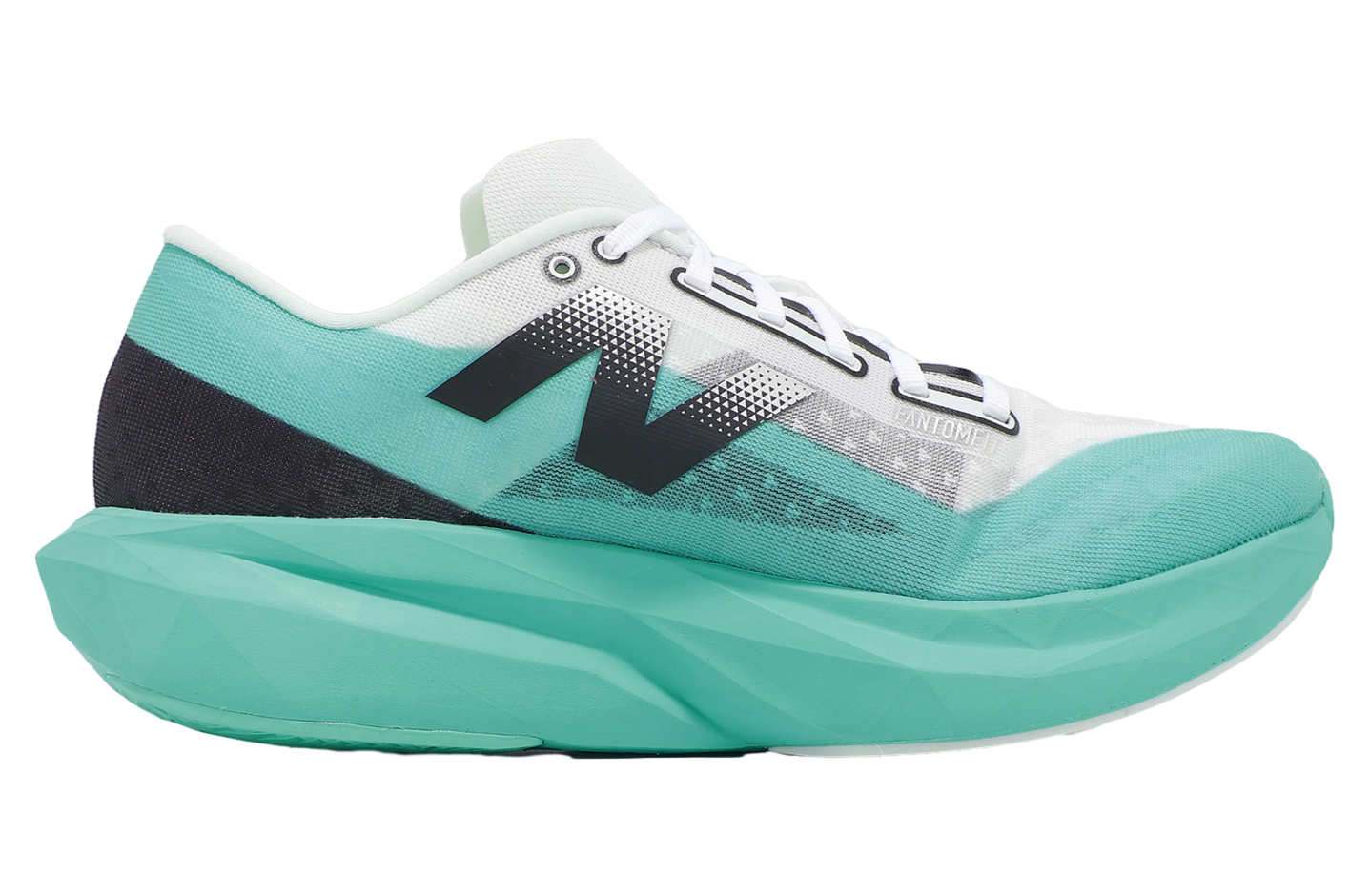 New Balance Fuelcell Rebel V4 2E Wide Cyber Jade / White