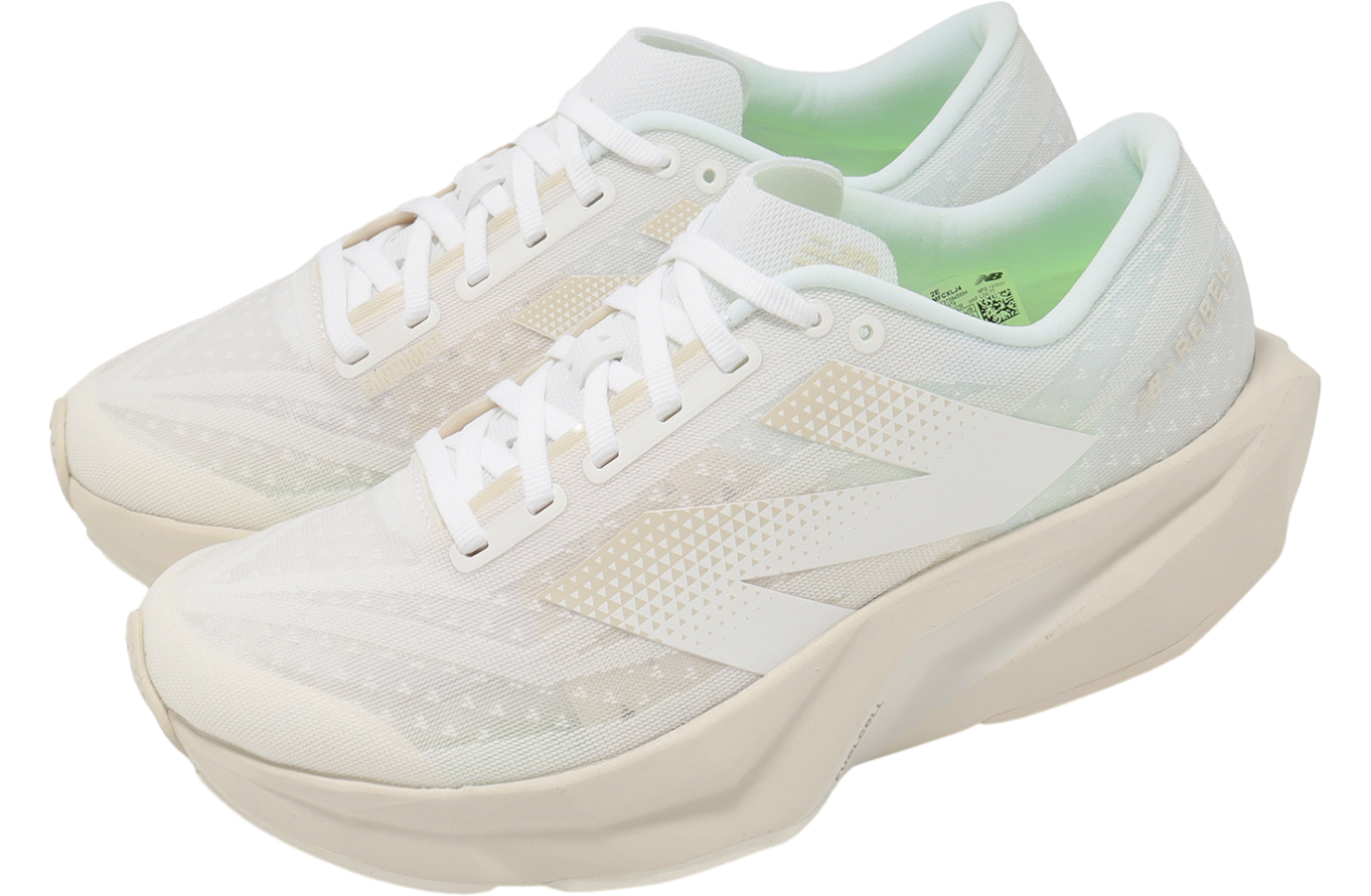 New Balance FuelCell Rebel V4 2E Wide White / Beige