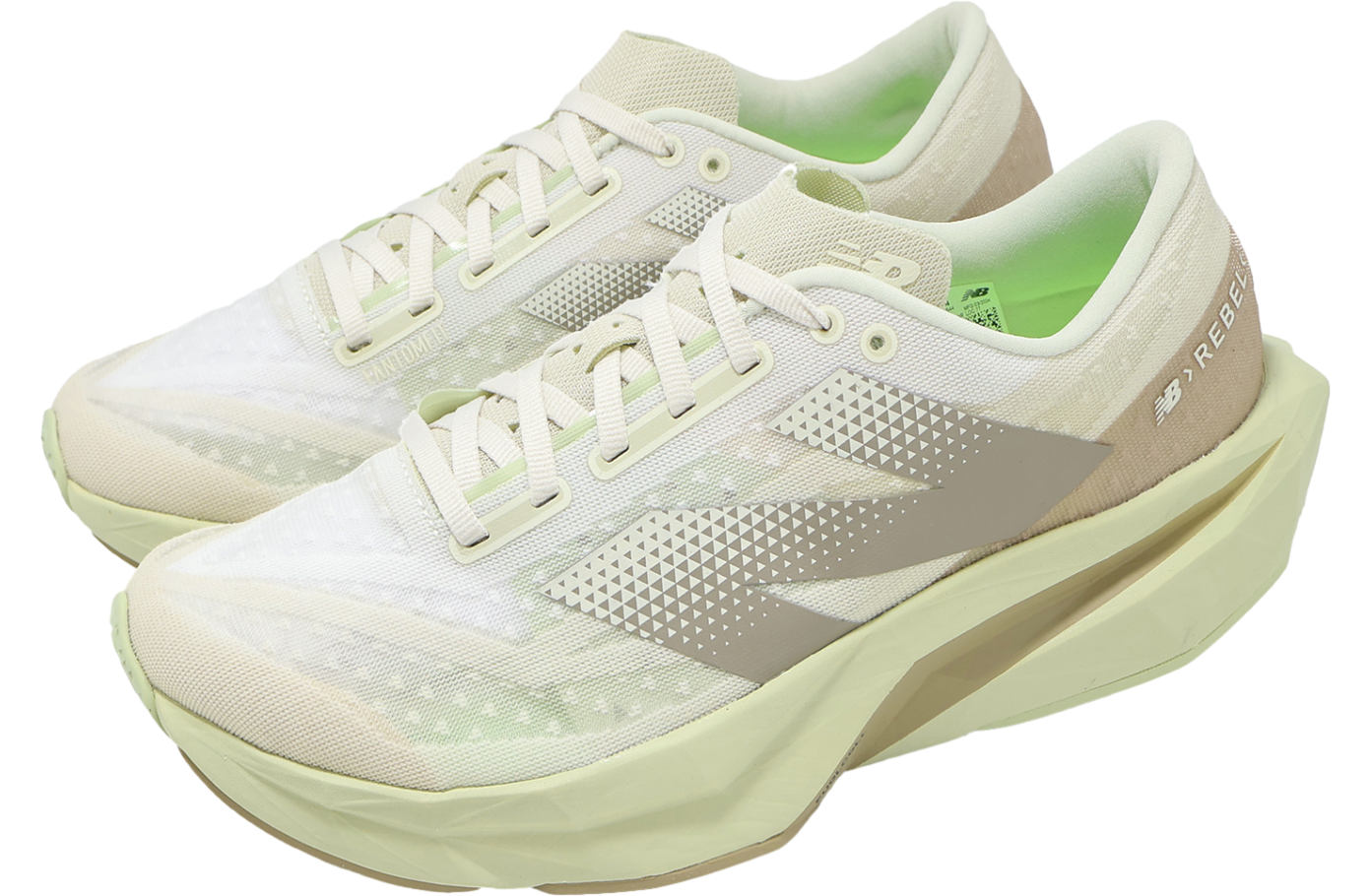 New Balance FuelCell Rebel V4 Beige / Green