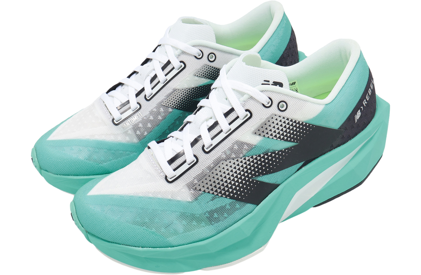 New Balance Fuelcell Rebel V4 D Wide WMNS Cyber Jade / White