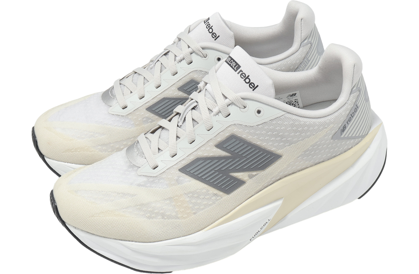 New Balance FuelCell Rebel V5 2E Wide Grey Matter / Linen