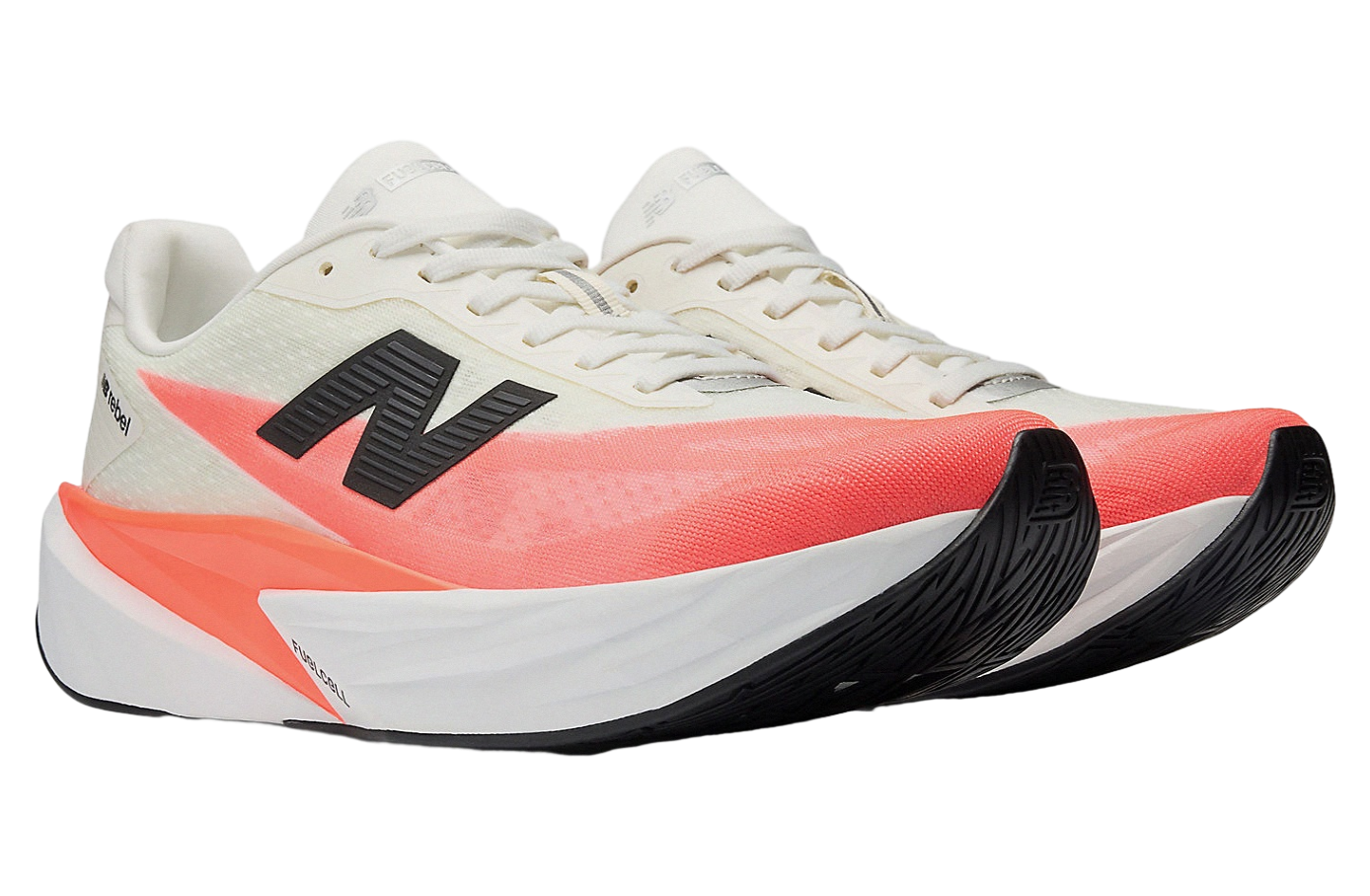 New Balance FuelCell Rebel V5 2E Wide Urgent Red / White