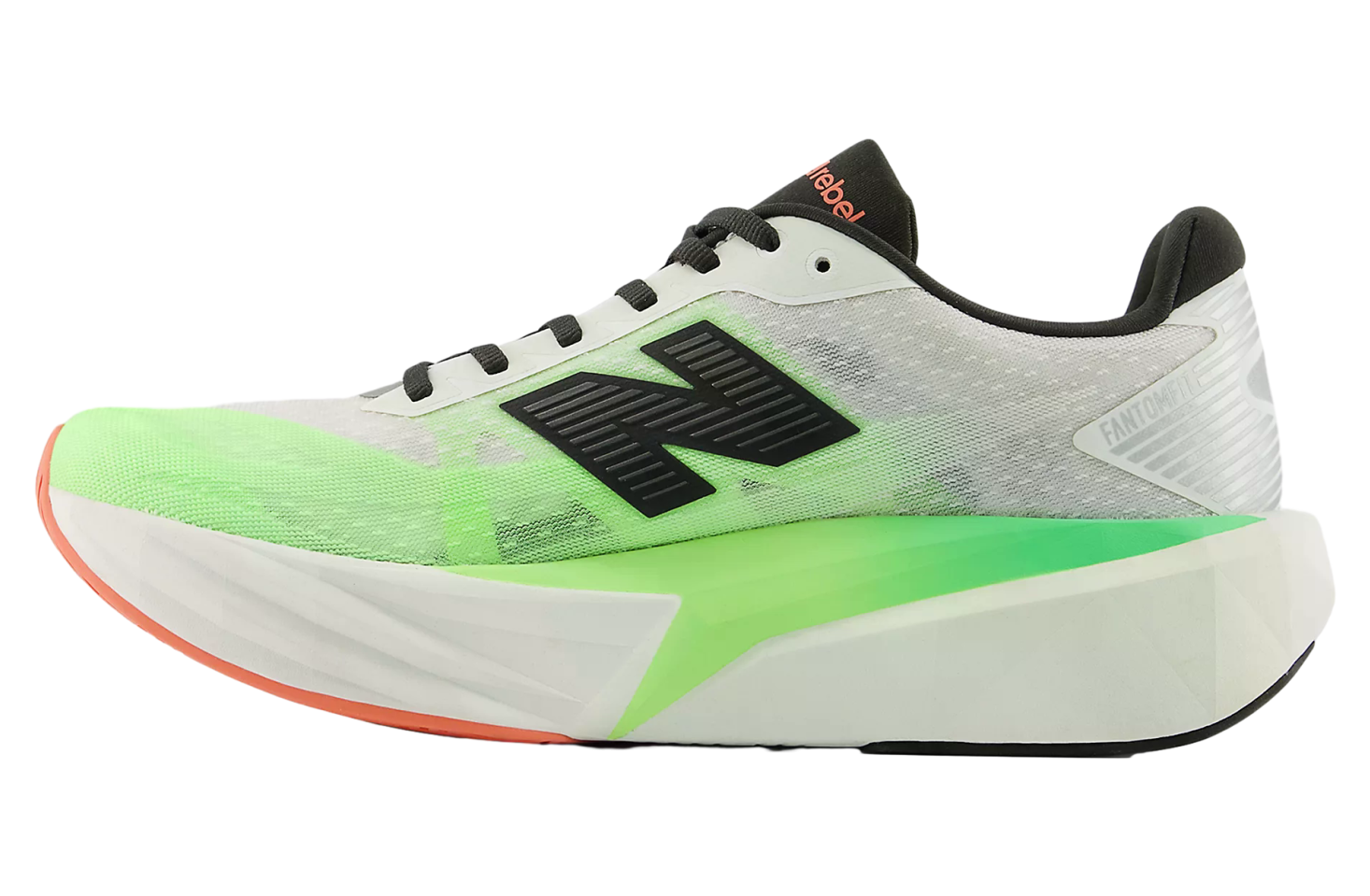 New Balance Fuelcell Rebel v5 White / Mint Flash