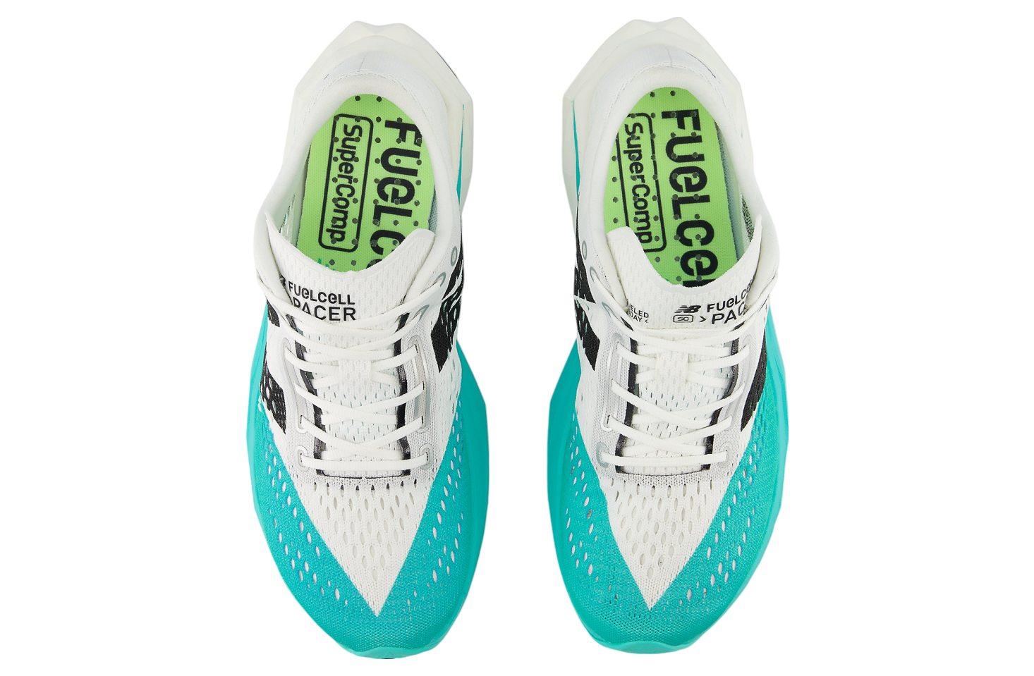 New Balance Fuelcell Supercomp Pacer v2 Cyber Jade / White