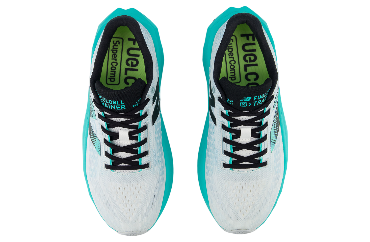 New Balance Fuelcell Supercomp Trainer v3 White / Cyber Jade