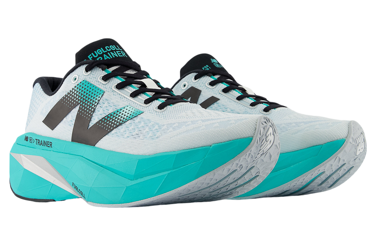 New Balance Fuelcell Supercomp Trainer v3 White / Cyber Jade