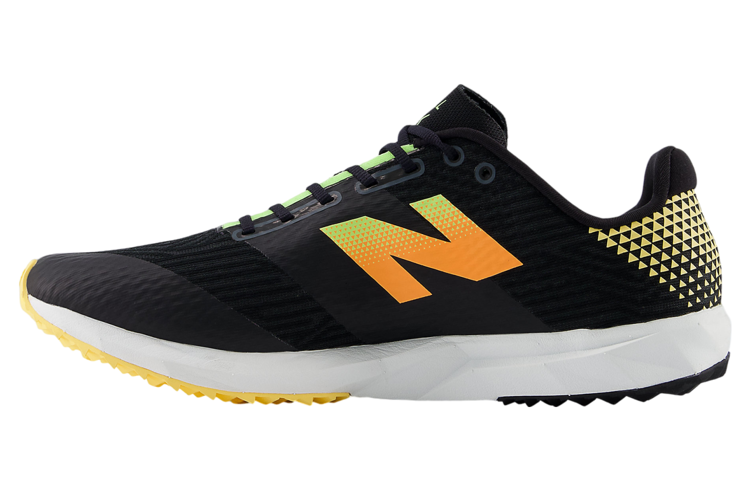 New Balance Fuelcell Xc7 v5 Black / Bleached Lime Glo