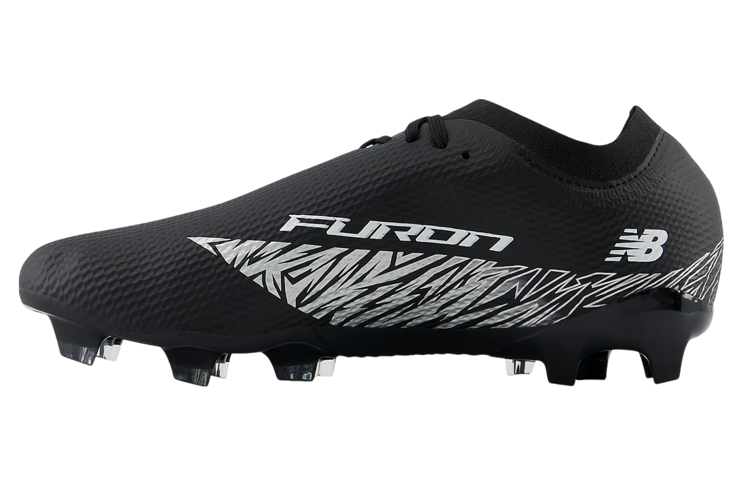 New Balance Furon Team FG V8 Black / Metallic Silver
