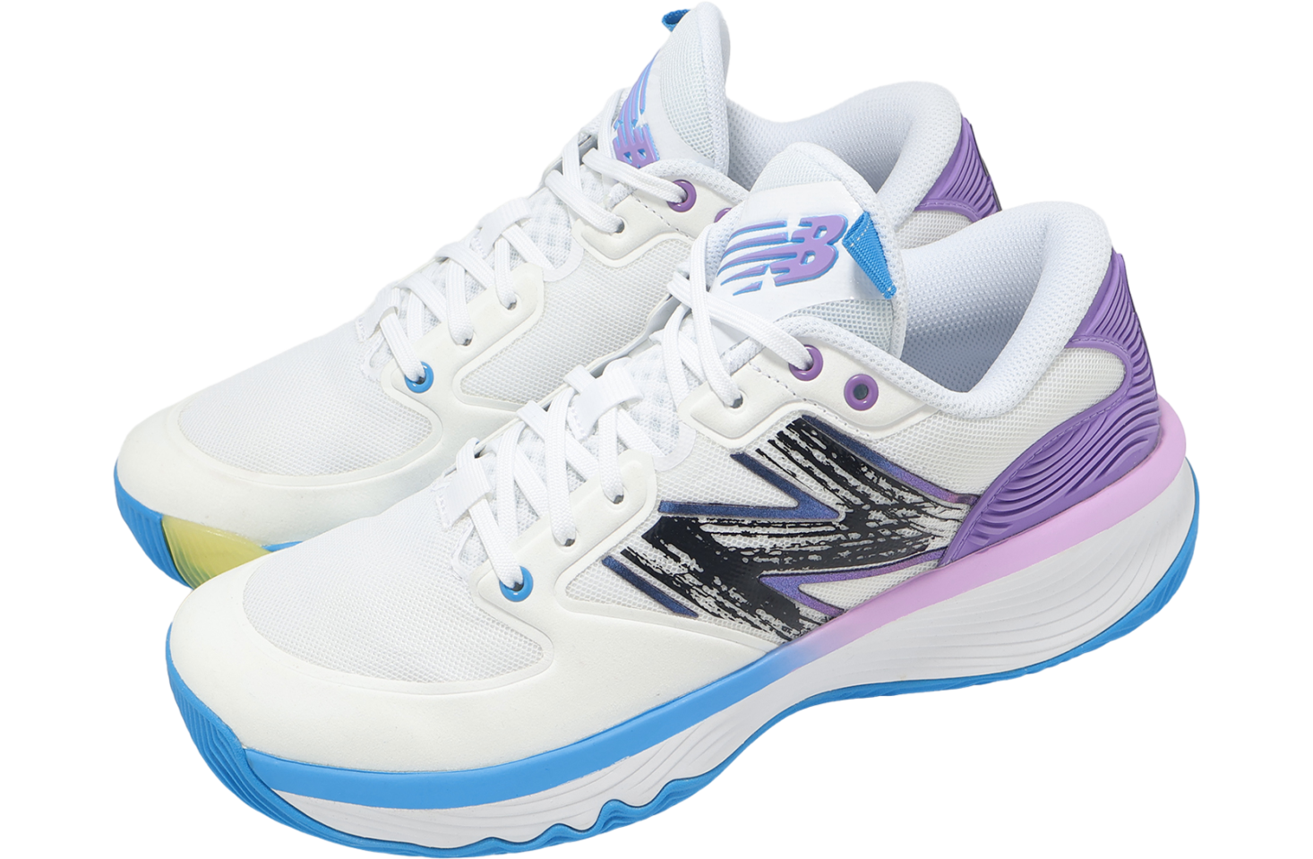 New Balance Hesi Low V1 Optic White / Purple Fade