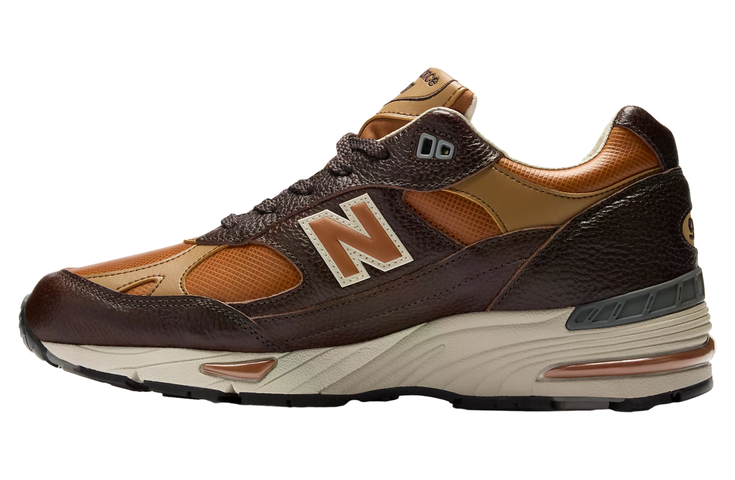 New Balance Made in UK 991v1 WMNS Chocolate Plum / Caramel Cafe