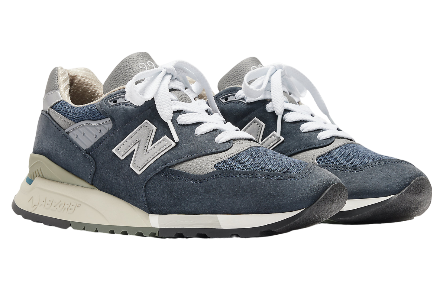 New Balance Made in Usa 998 Navy / Silver