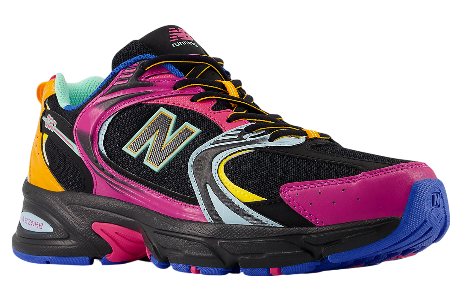 New Balance Mr530 Black / Exuberant Pink