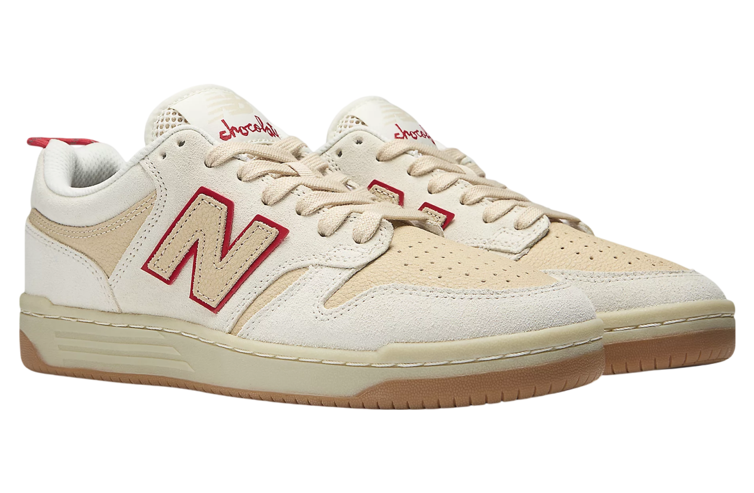 New Balance NB Numeric 480 Sea Salt / Red