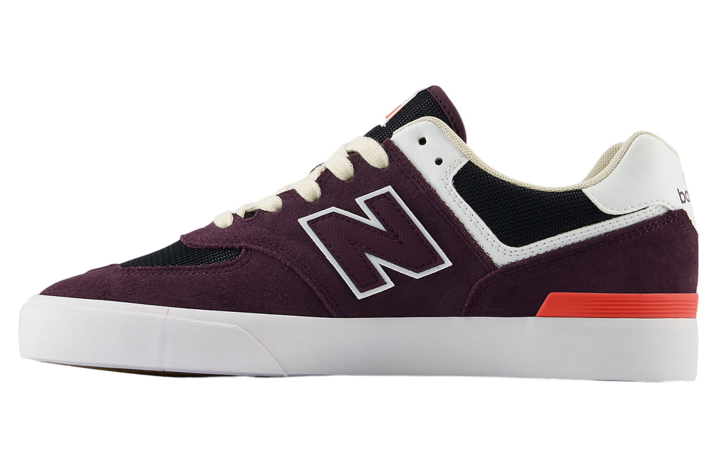 New Balance NB Numeric 574 Vulc Plum Brown / White