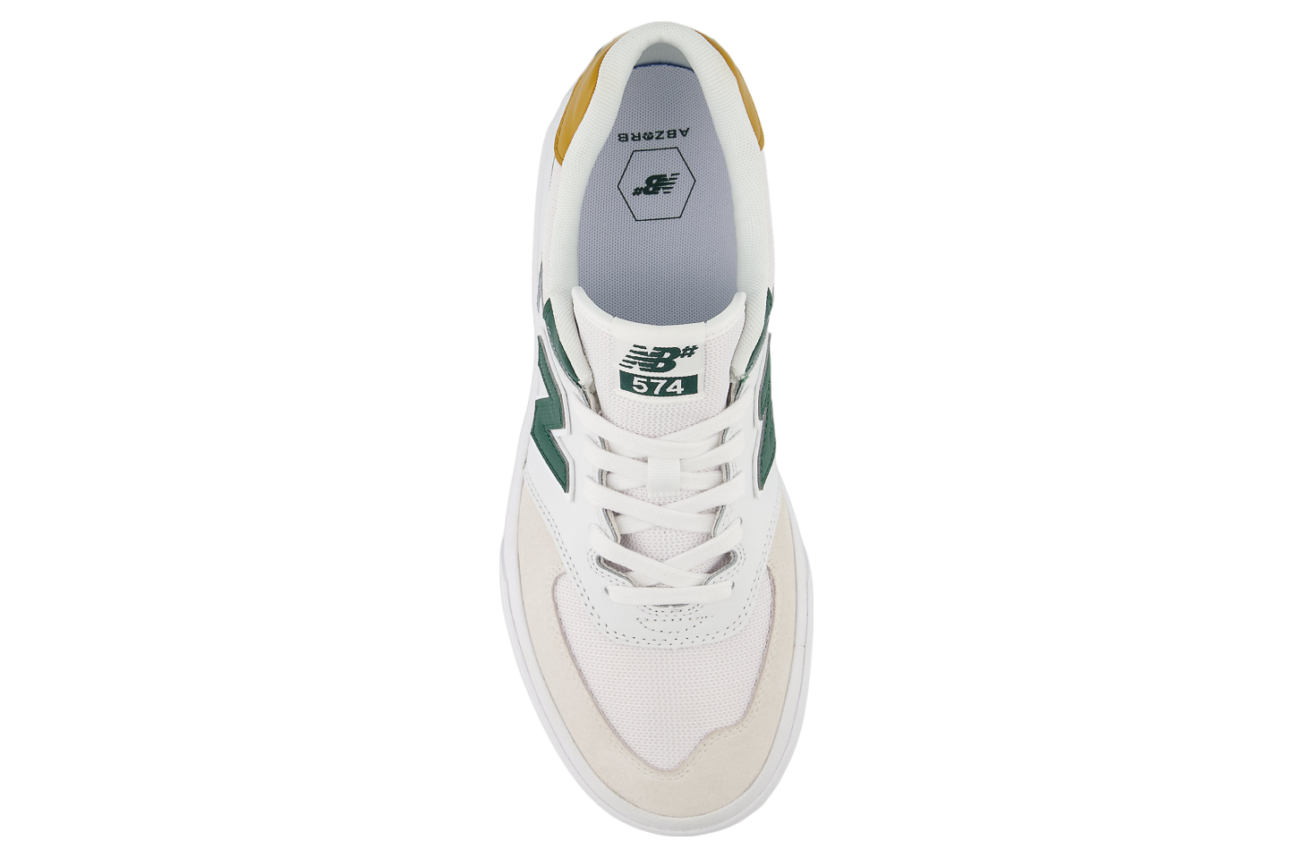 New Balance NB Numeric 574 Vulc White / Nightwatch Green