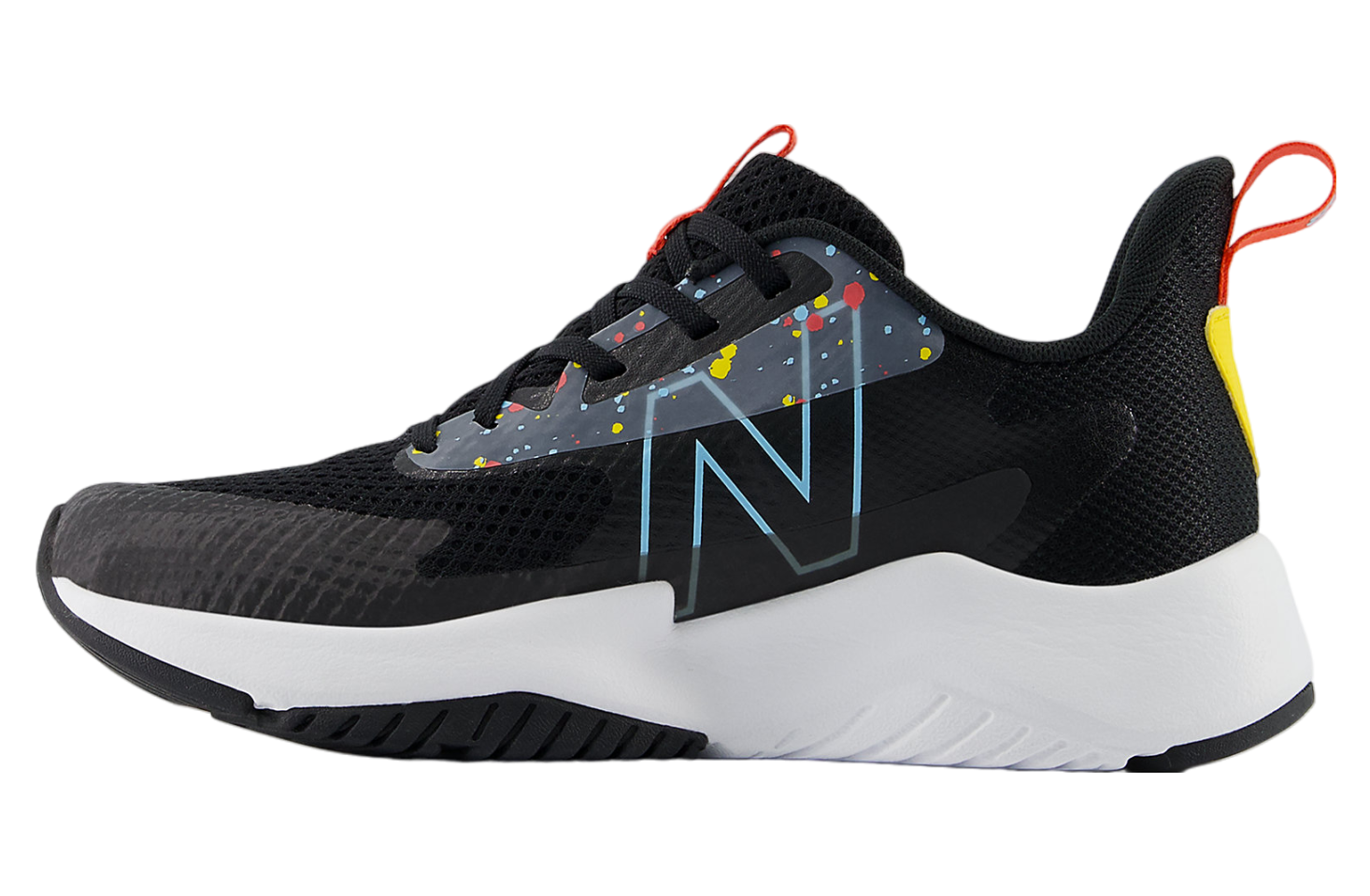 New Balance Rave Run v2 GS Black / Blast Red