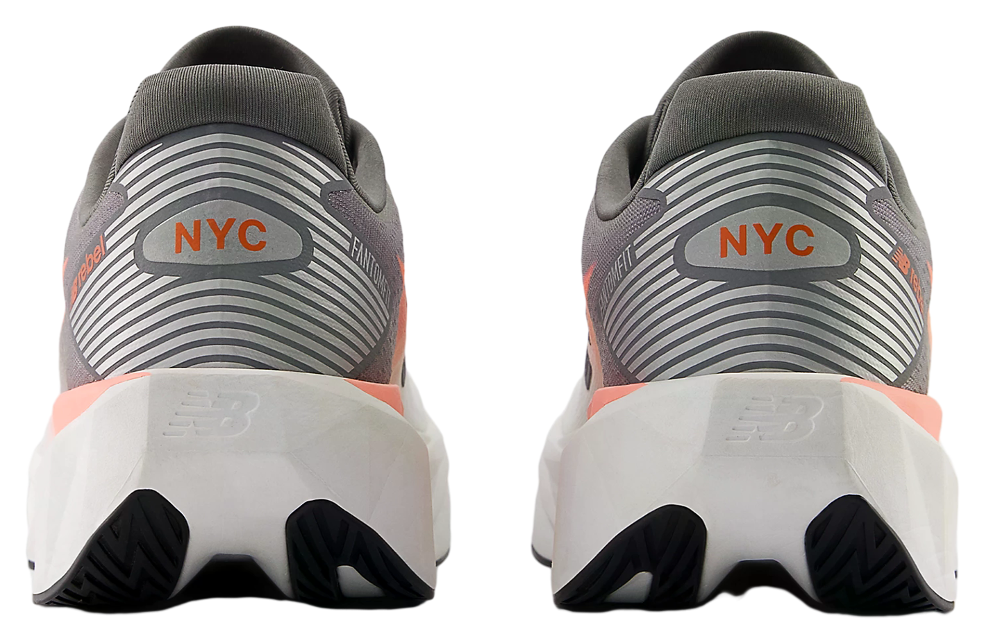 New Balance Tcs Nyc Marathon Fuelcell Rebel v5 Grapefruit / Grey Matter