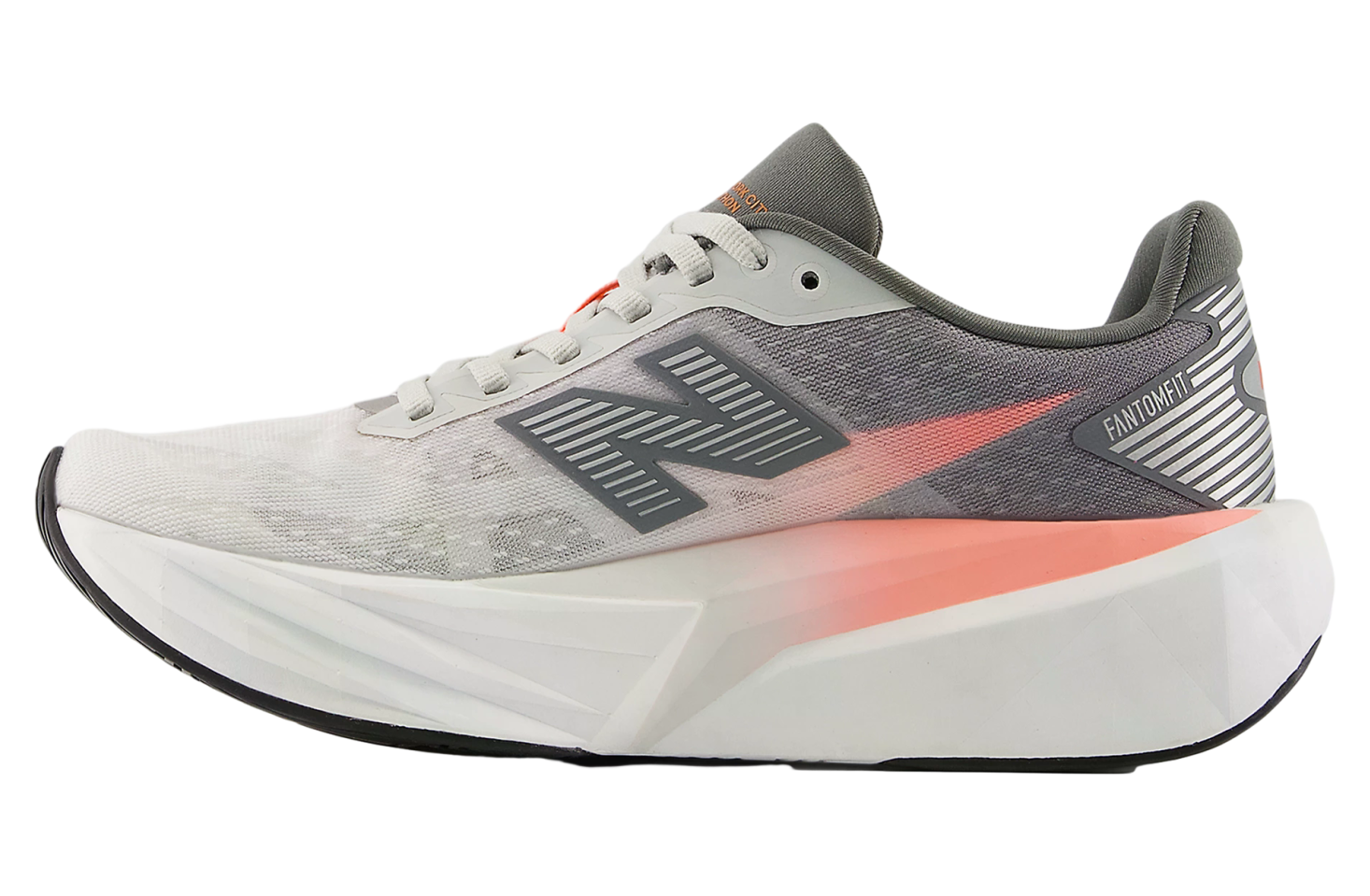 New Balance Tcs Nyc Marathon Fuelcell Rebel v5 WMNS Grapefruit / Grey Matter