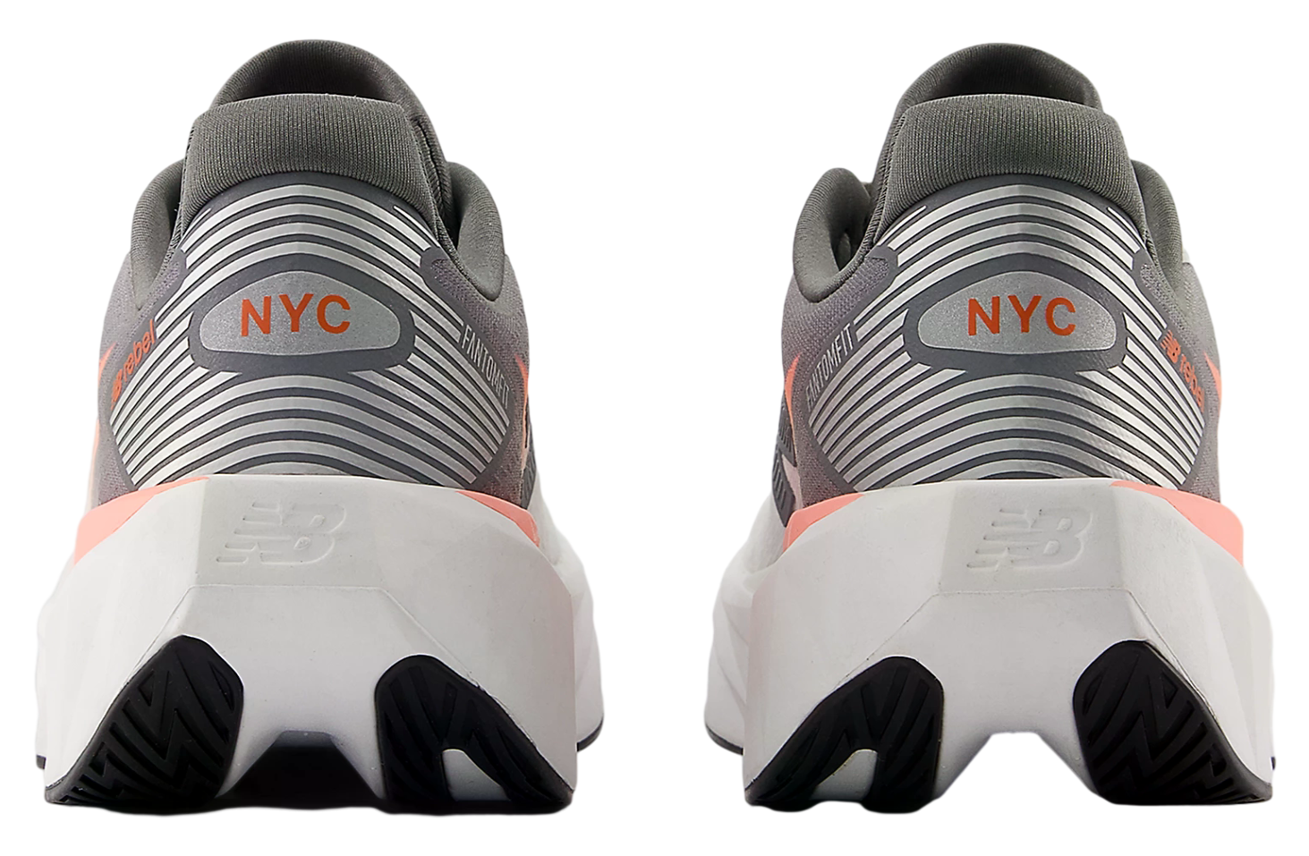 New Balance Tcs Nyc Marathon Fuelcell Rebel v5 WMNS Grapefruit / Grey Matter