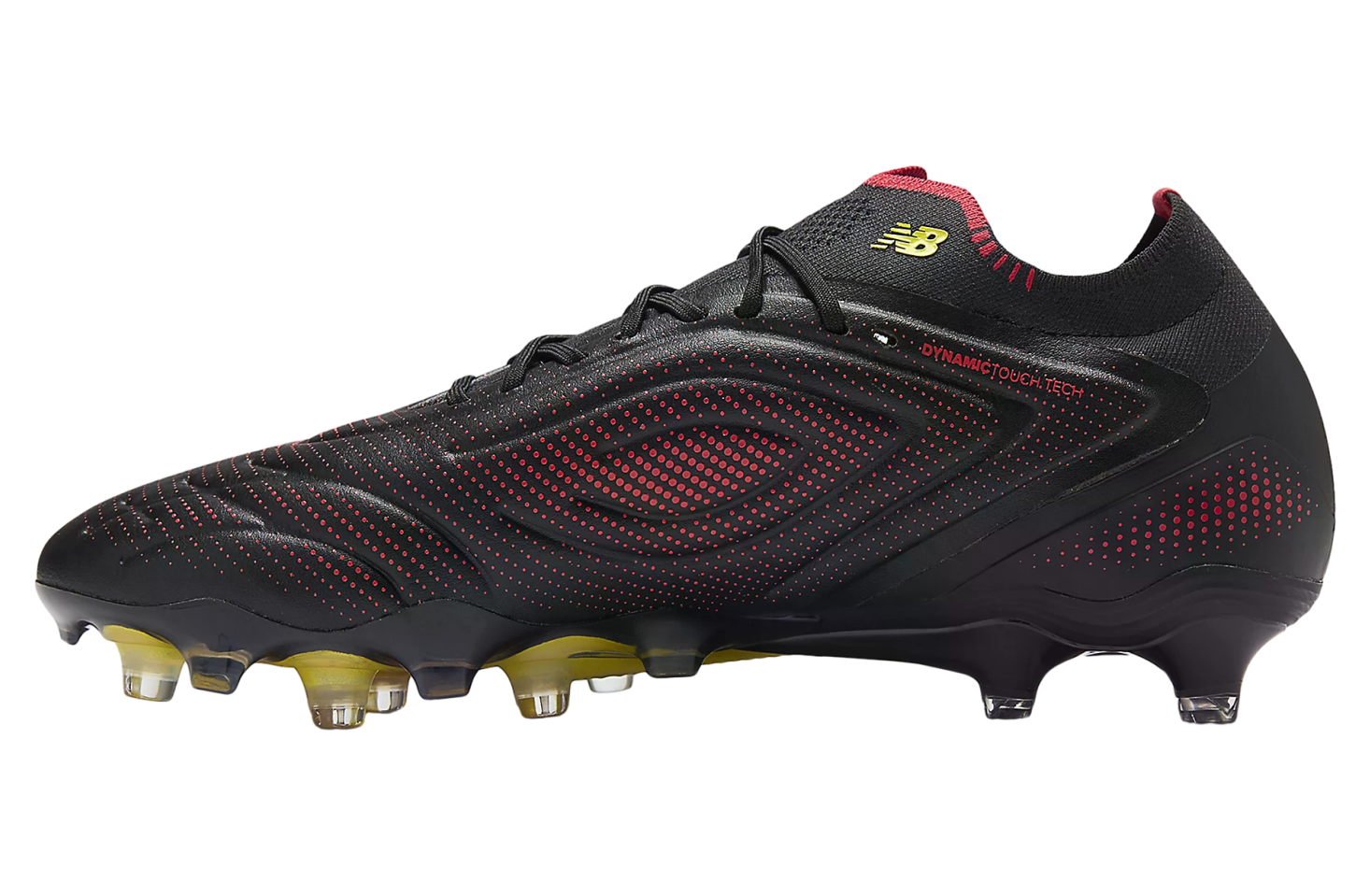 New Balance Tekela Elite Low FG V5 Black 100 / Punch Yellow