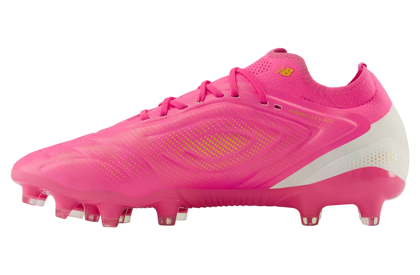 New Balance Tekela Elite Low MG V5 Pink Heat / Metallic Gold