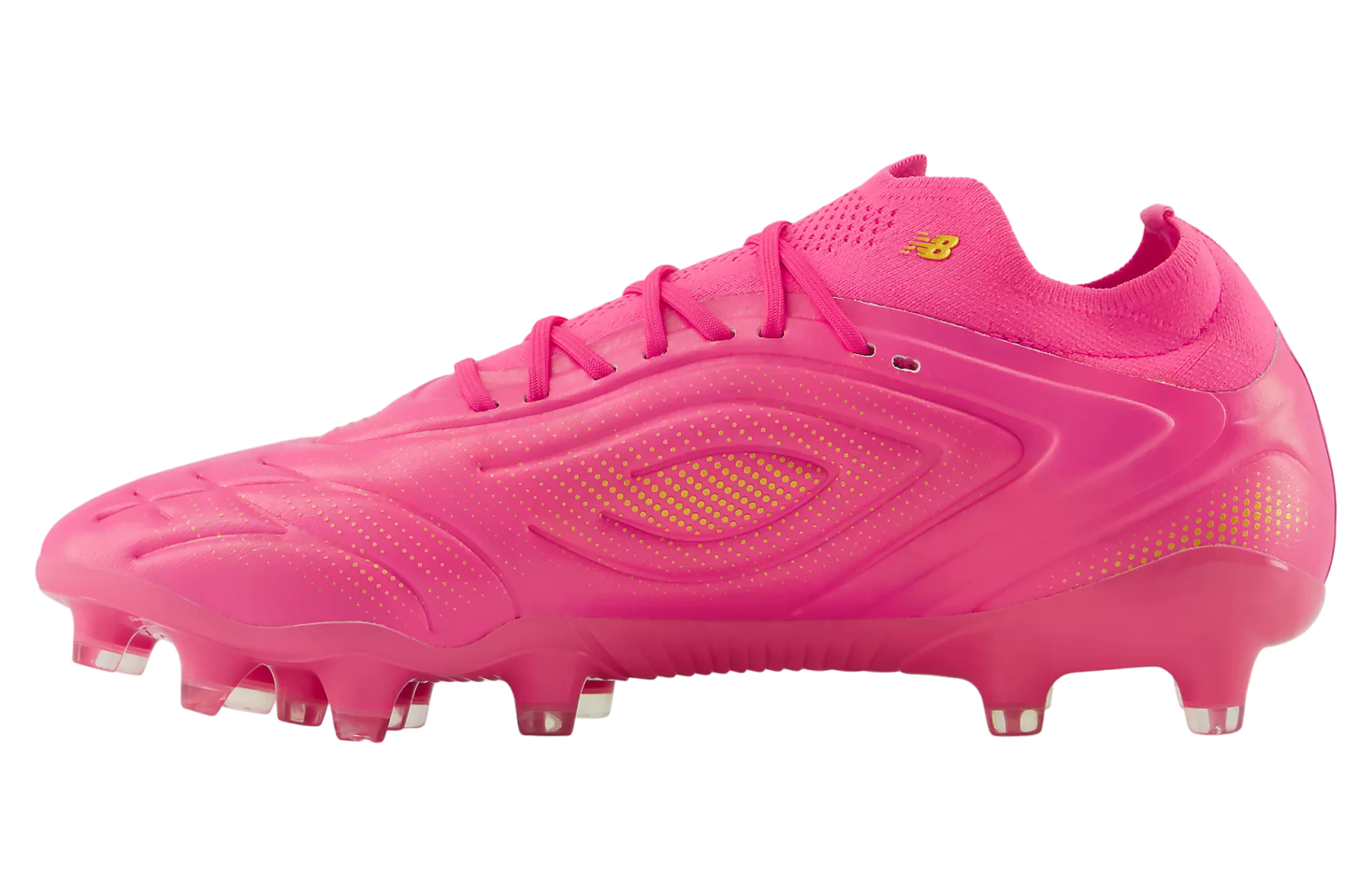 New Balance Tekela Pro Low MG V5 Pink Heat / Metallic Gold