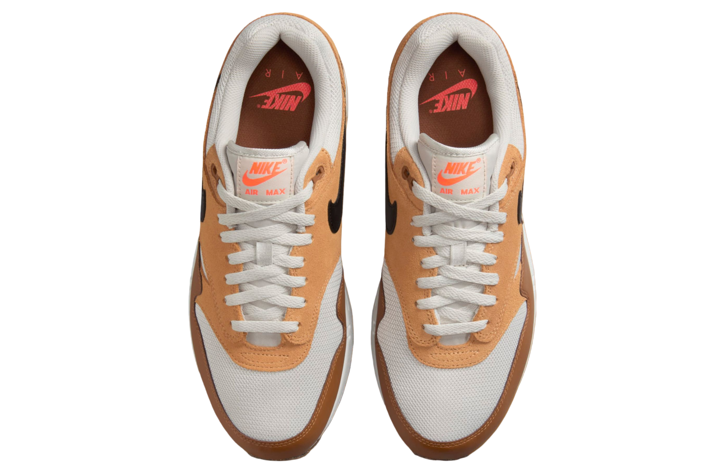 New Nike Air Max 1 Light Bone / Flax