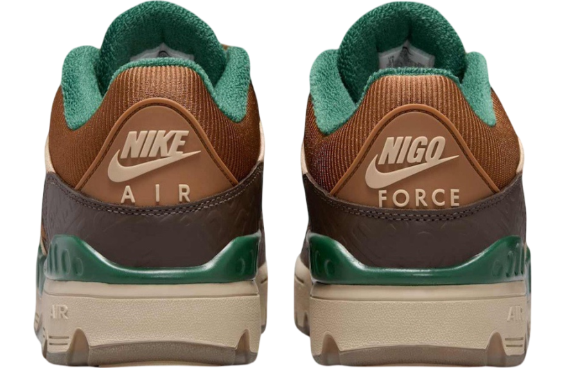 Nigo x Nike Air Force 3 Low Baroque Brown