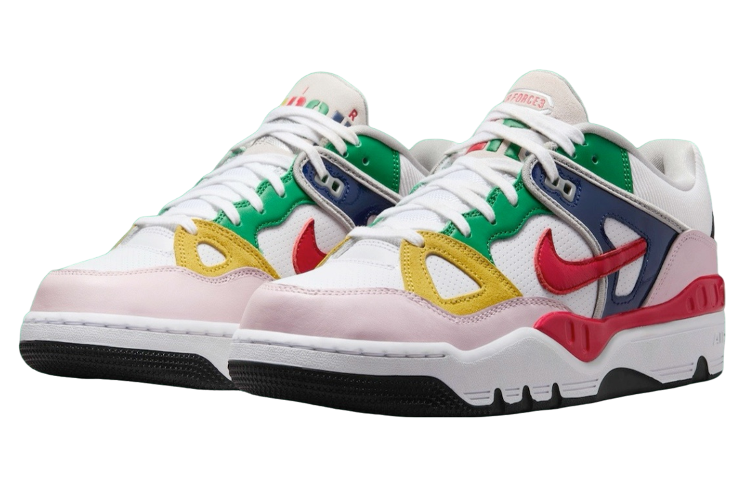 Nigo x Nike Air Force 3 Low White / University Red