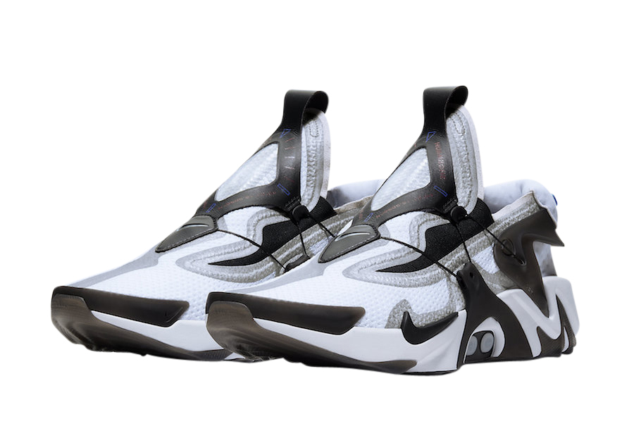 Nike Adapt Huarache White Black Grey BV6397-110