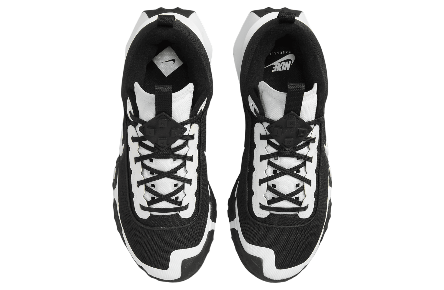 Nike Air Diamond Varsity Turf Black / White