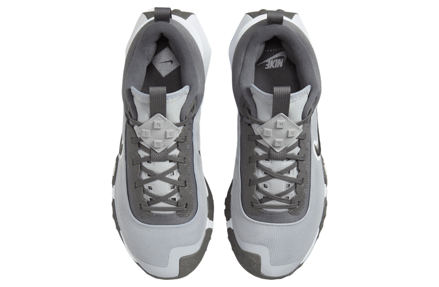 Nike Air Diamond Varsity Turf Wolf Grey / White