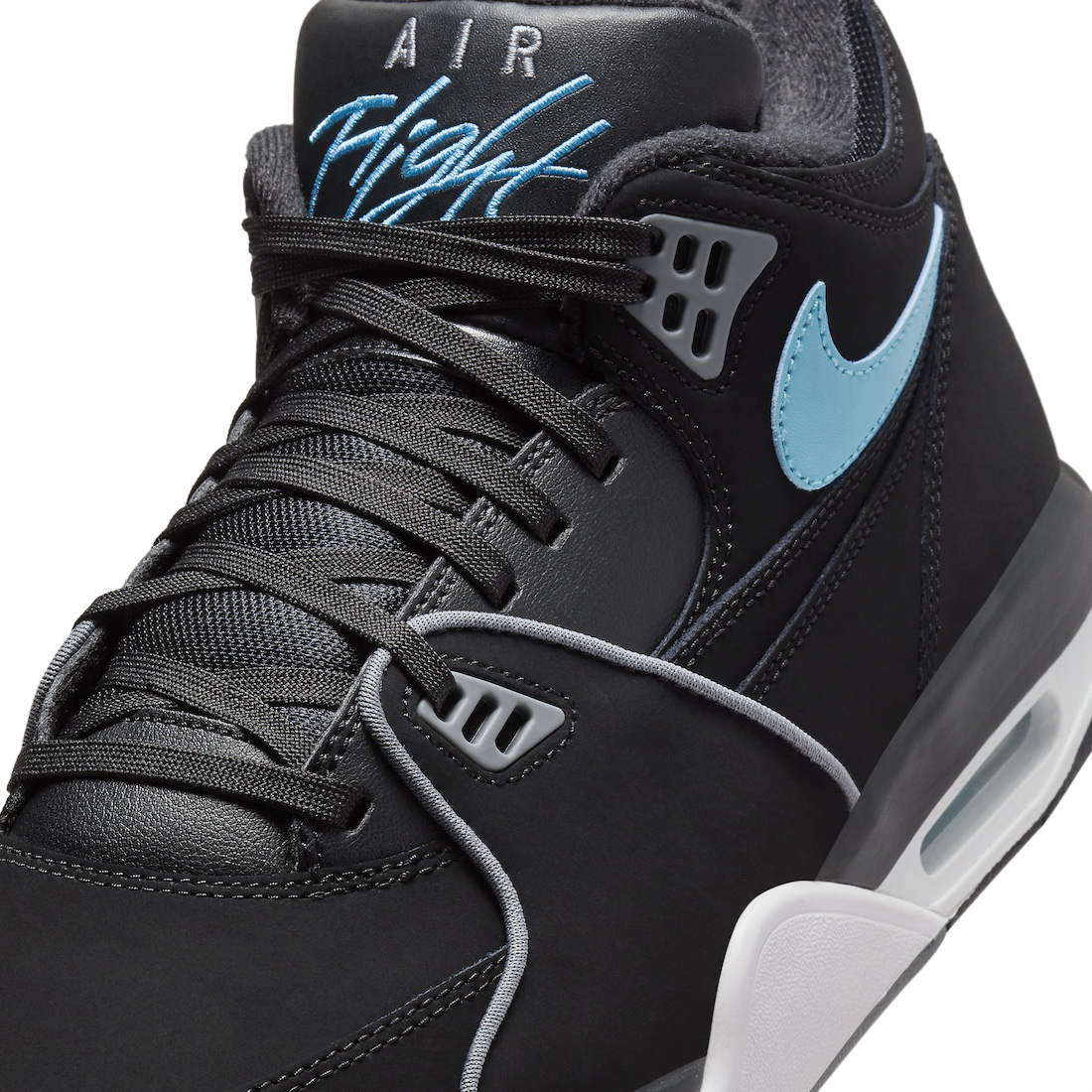 Nike Air Flight 89 Black Noise Aqua HF0102-001