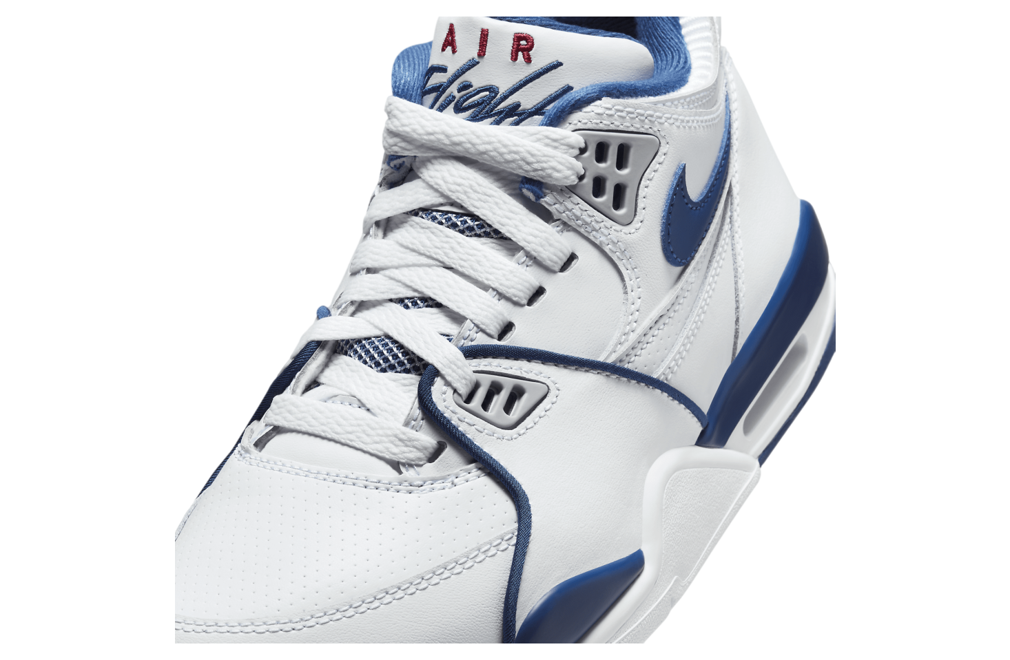 Nike Air Flight 89 GS White / Dark Royal Blue