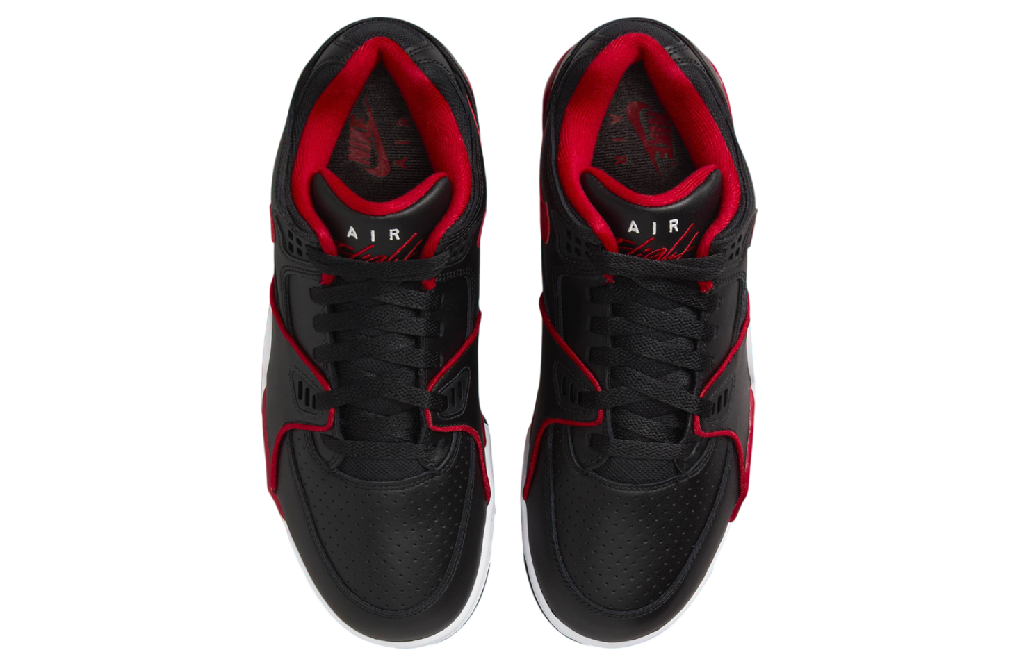 Nike Air Flight 89 Low Black / Gym Red