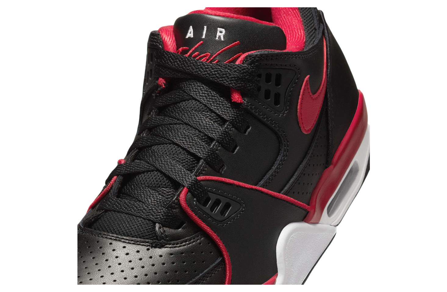 Nike Air Flight 89 Low Black / Gym Red