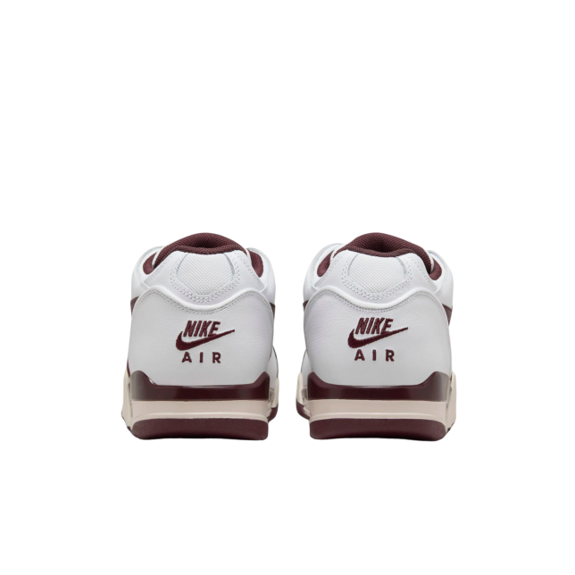 Nike Air Flight 89 Low White / Burgundy Crush