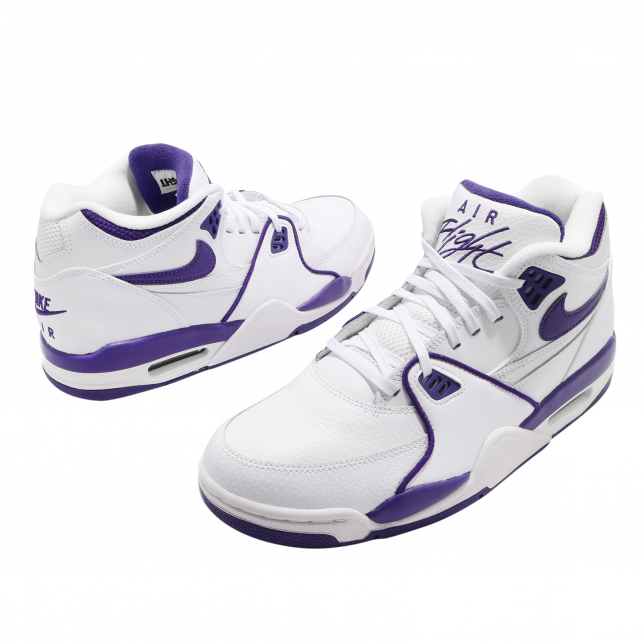 Nike Air Flight 89 White Court Purple CN0050101