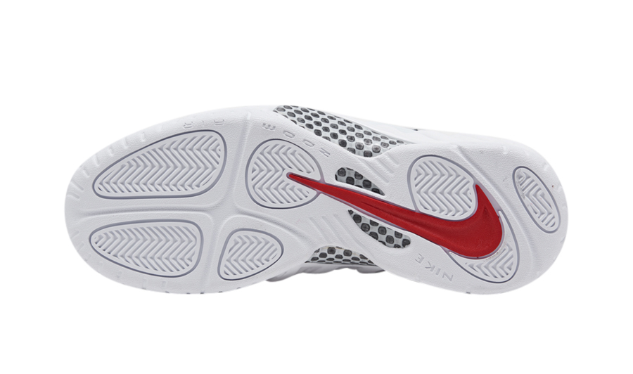 Nike Air Foamposite Pro White Black University Red 624041-103