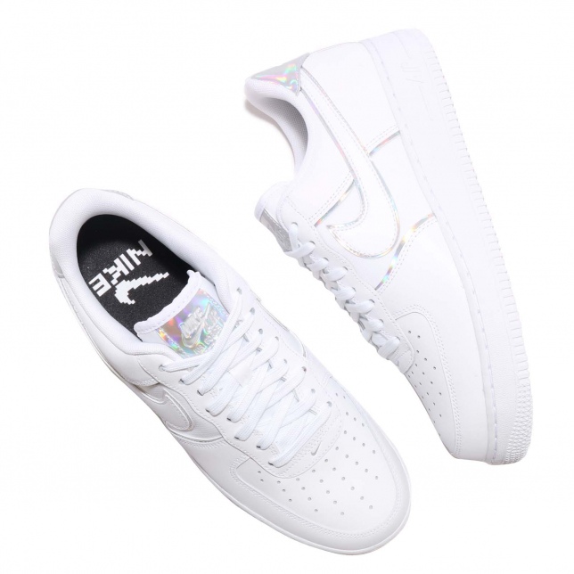 Nike Air Force 1 Low '07 LV8 4 White Silver エアフォース Nike Air Force 1 07 LV8 4 White Silver - Jan 2019
