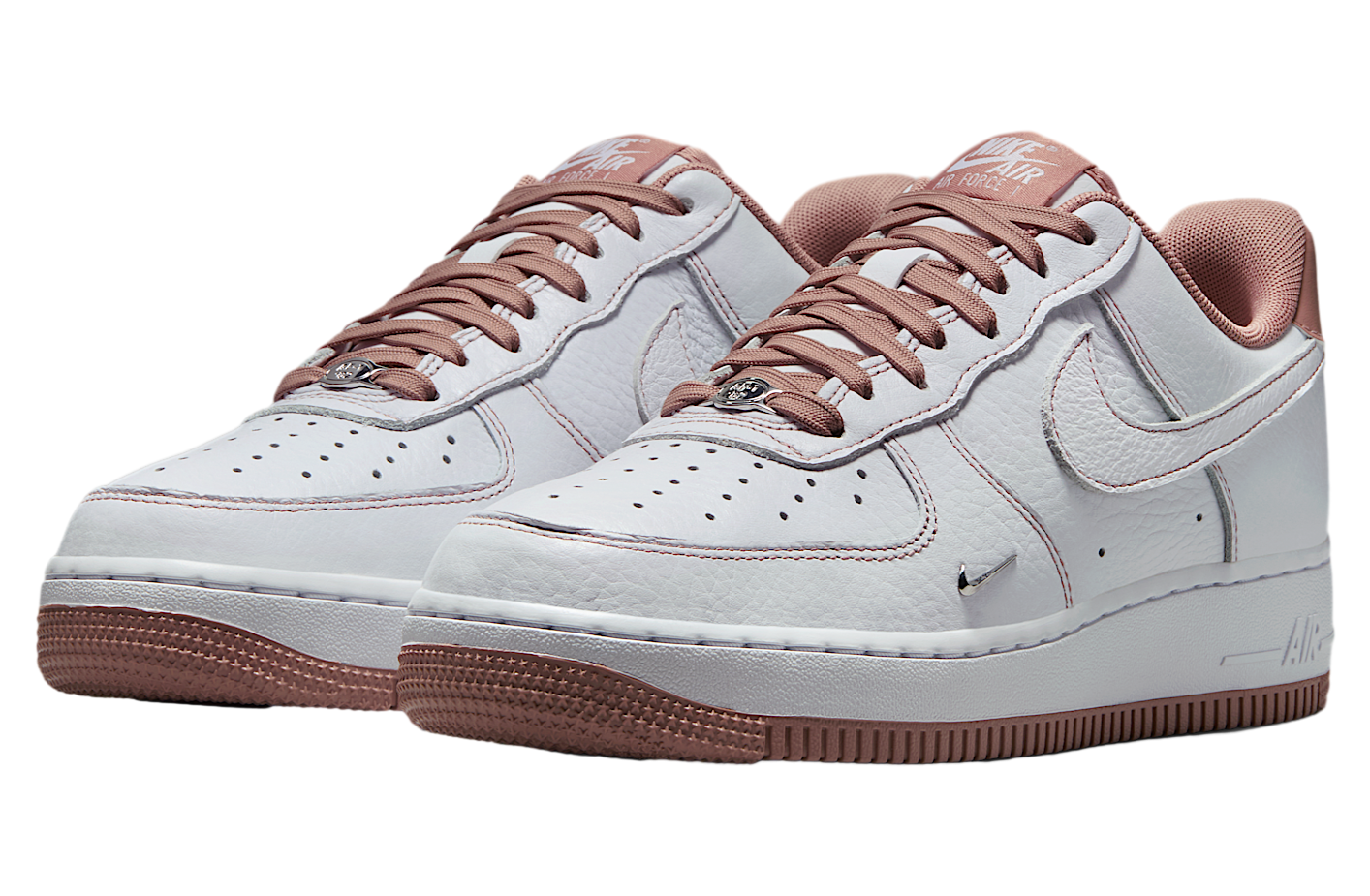 Nike Air Force 1 07 Mini Jewel Wmns White / Metallic Silver