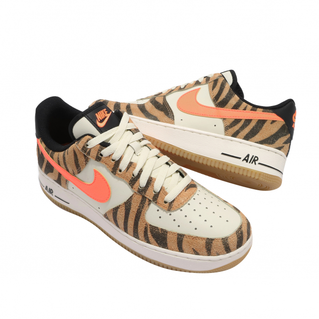 Nike Air Force 1 07 PRM Coconut Milk Atomic Orange