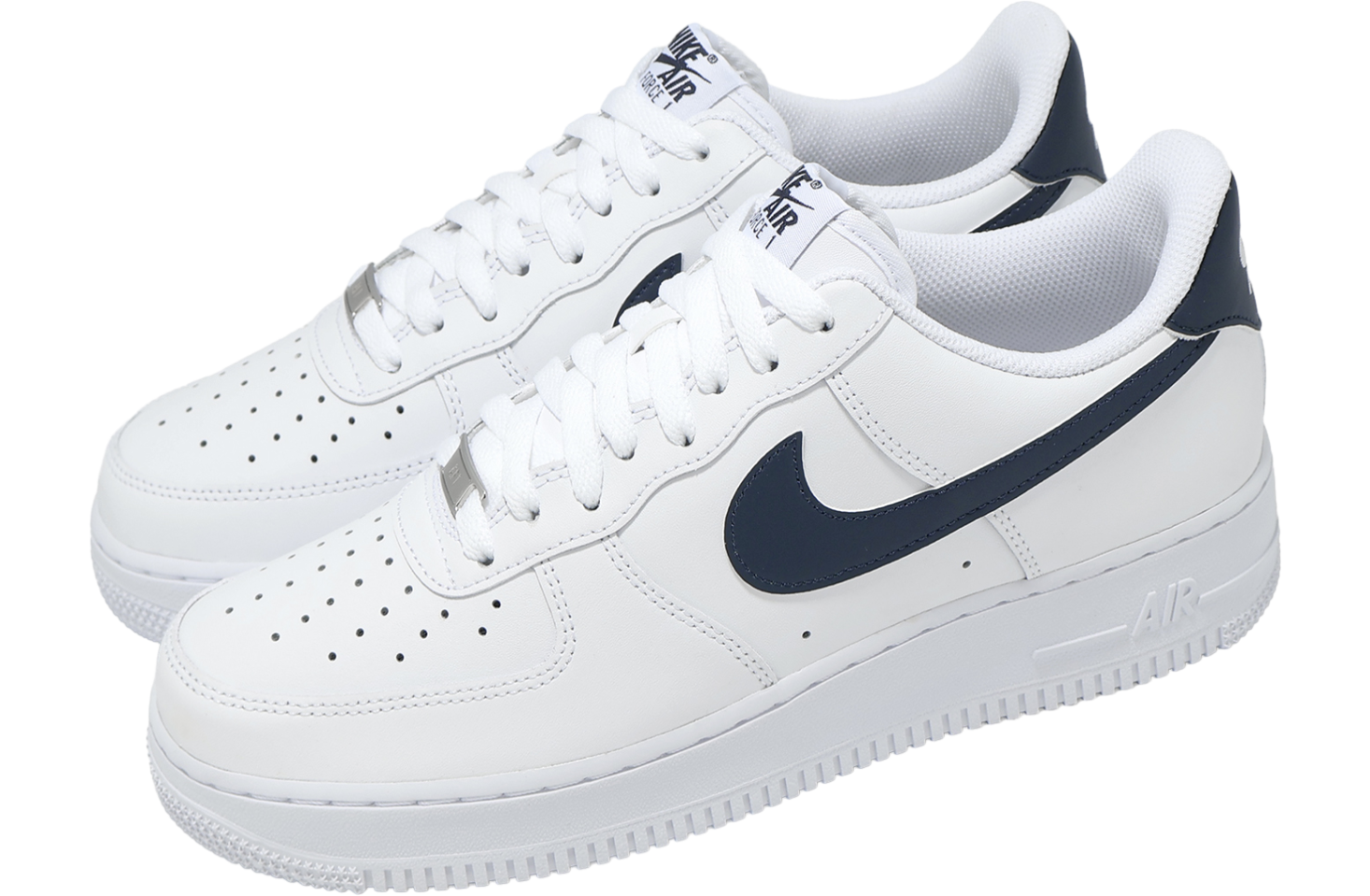Nike Air Force 1 07 White / College Navy - Oct 2025 - FJ4146119