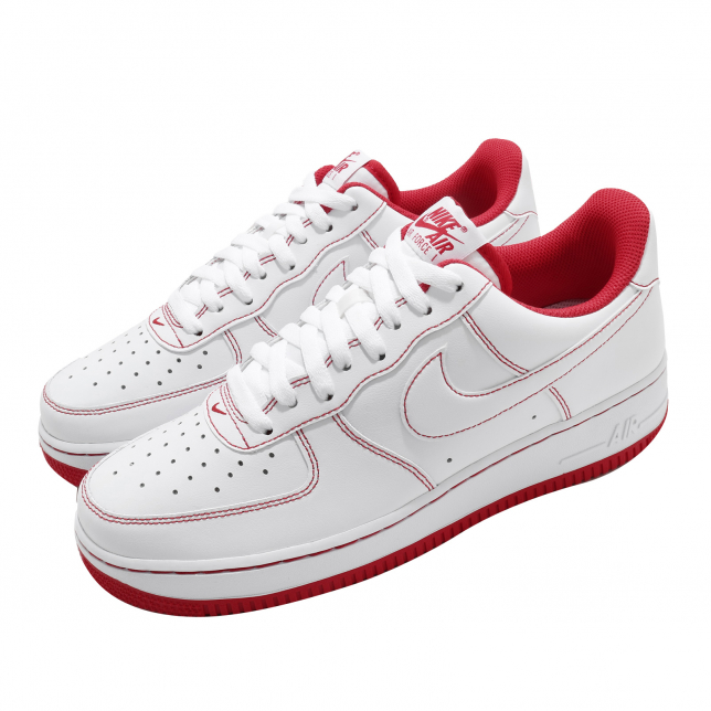 Buy Air Force 1 Mid '07 'White Varsity Red' - 315123 105
