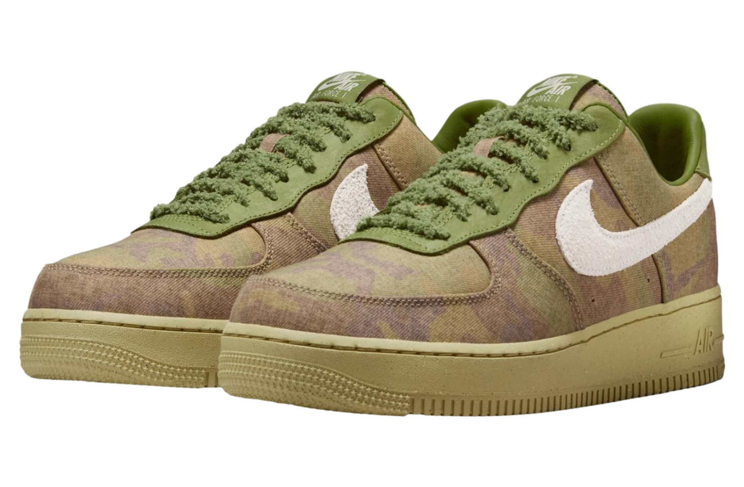 Nike Air Force 1 Asparagus / Aluminum