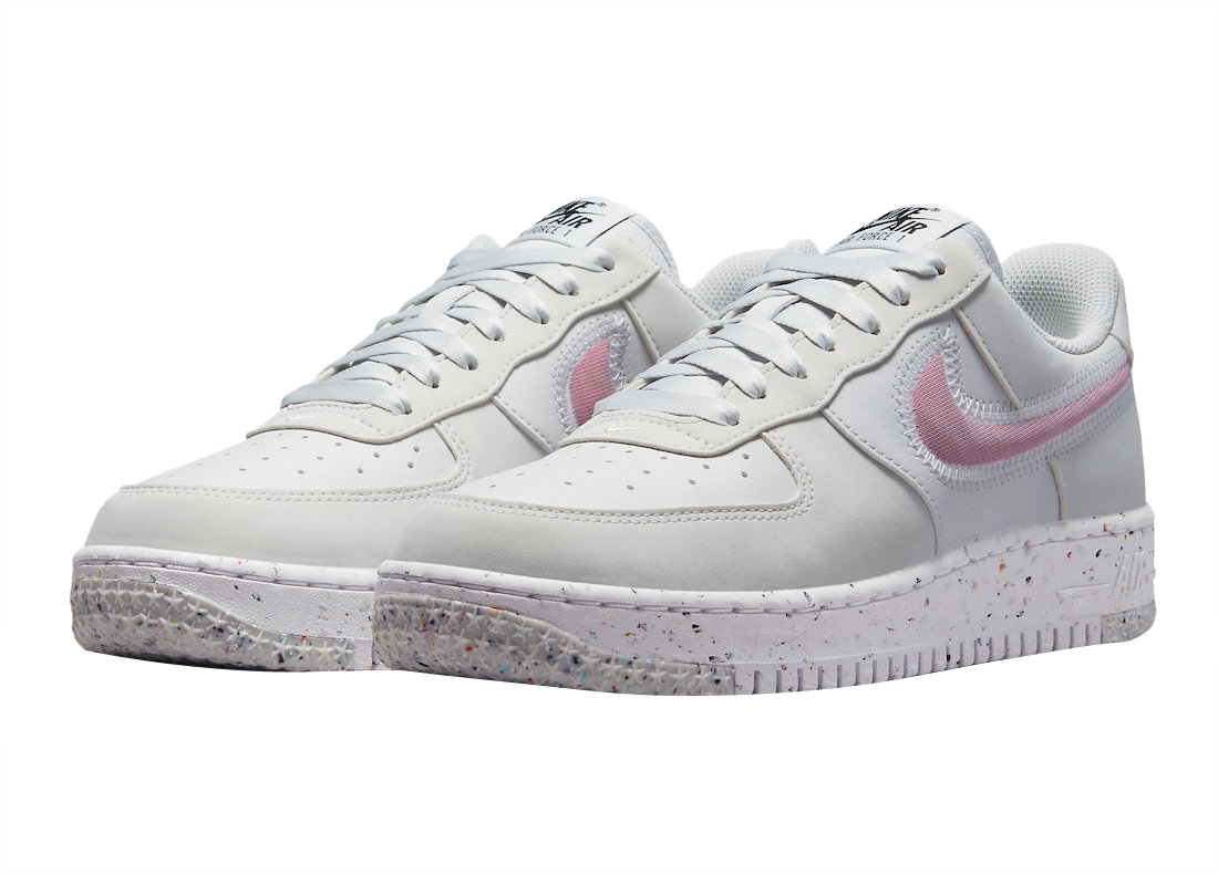 Nike Air Force 1 Crater White Pink - Nov 2021 - DH0927-002